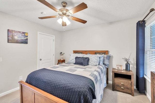 835 Custom Ln, Winder, GA 30680 - bedroom with light colored carpet, baseboards, and a ceiling fan