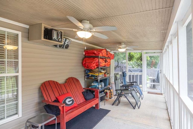 835 Custom Ln, Winder, GA 30680 - sunroom / solarium with ceiling fan
