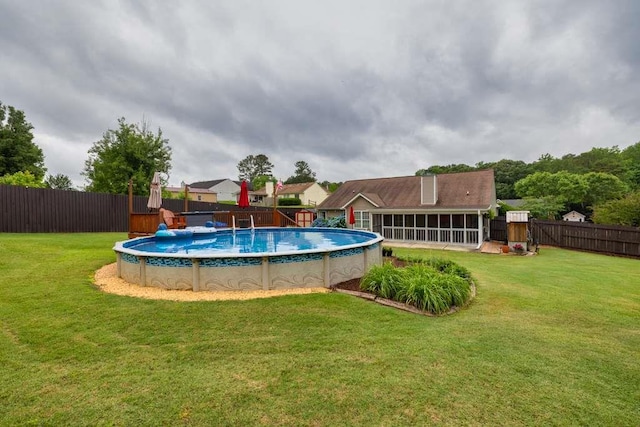 835 Custom Ln, Winder, GA 30680 - view of pool with a sunroom