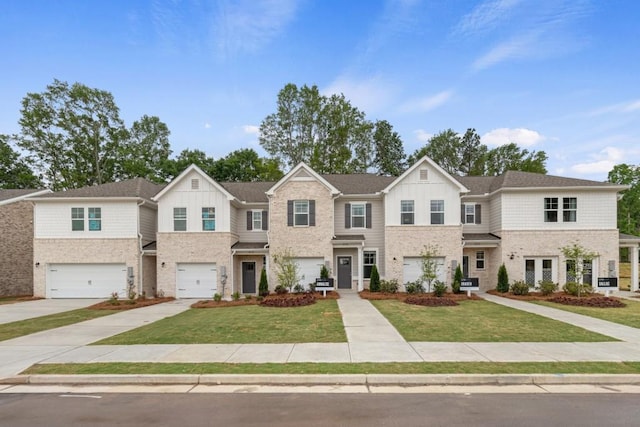 view of property with a front yard