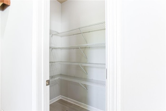 view of pantry