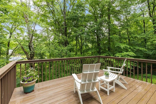 2892 Guinevere Dr NE, Atlanta, GA 30345 - view of wooden deck