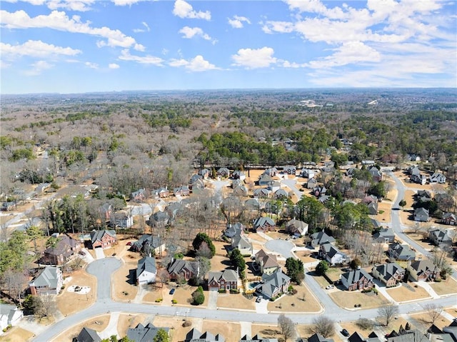 birds eye view of property featuring a residential view