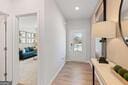 corridor with baseboards