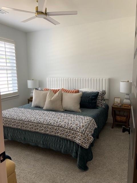 63 Aspen Way, Dallas, GA 30157 - bedroom with carpet and a ceiling fan