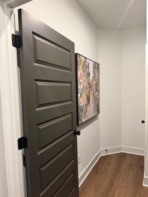 63 Aspen Way, Dallas, GA 30157 - interior space featuring dark wood finished floors and baseboards