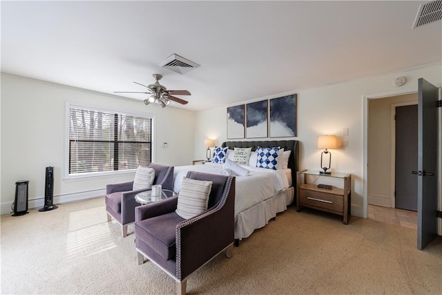 2316 Mountain Crest Pl, Gainesville, GA 30501 - bedroom with carpet flooring, ceiling fan, and baseboards