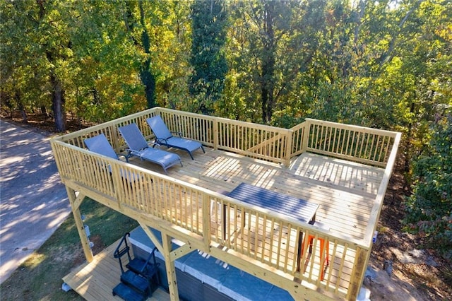 2316 Mountain Crest Pl, Gainesville, GA 30501 - view of wooden deck