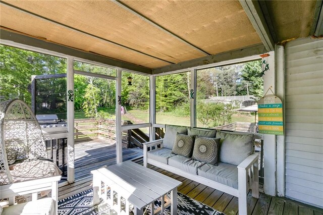 1189 Norfolk Dr NW, Acworth, GA 30102 - sunroom / solarium with outdoor lounge area and a healthy amount of sunlight