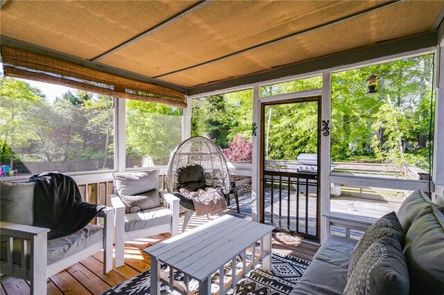 1189 Norfolk Dr NW, Acworth, GA 30102 - sunroom / solarium featuring an outdoor living space and outdoor dining space