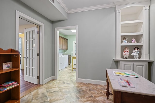 2630 Weddington Pl NE, Marietta, GA 30068 - office space featuring ornamental molding and baseboards