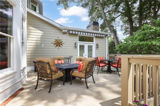 2630 Weddington Pl NE, Marietta, GA 30068 - wooden deck featuring outdoor dining area