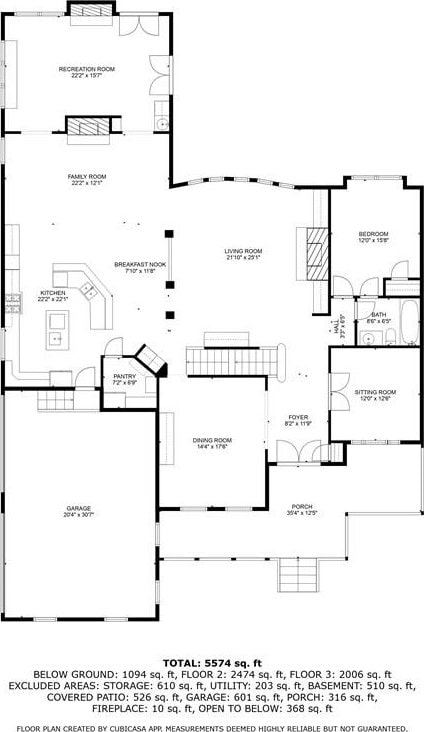 2630 Weddington Pl NE, Marietta, GA 30068 - property floor plan