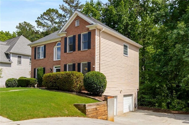 1019 Legacy Walk, Woodstock, GA 30189 - view of front facade with driveway, a front yard, and an attached garage