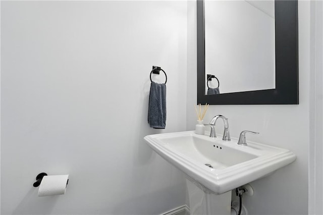 bathroom with a sink
