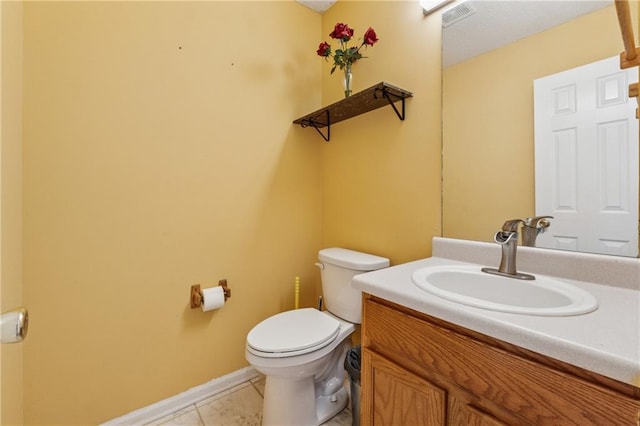 4450 Millenium View Ct, Snellville, GA 30039 - half bathroom featuring vanity and tile patterned flooring