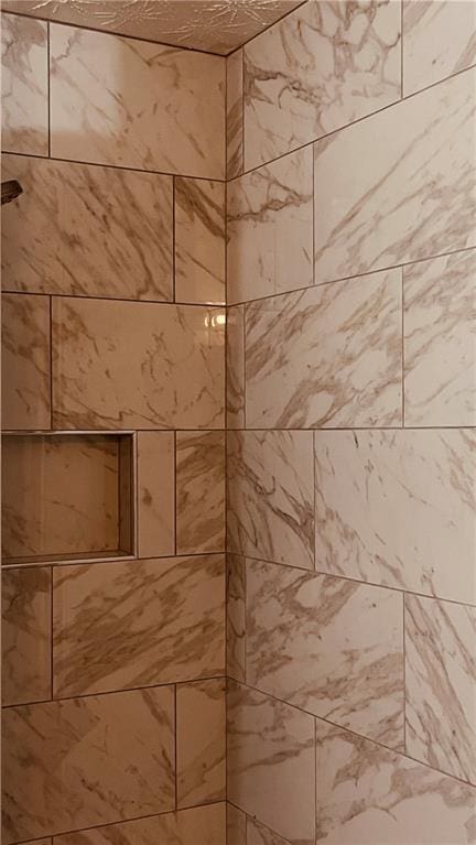 room details featuring tiled shower