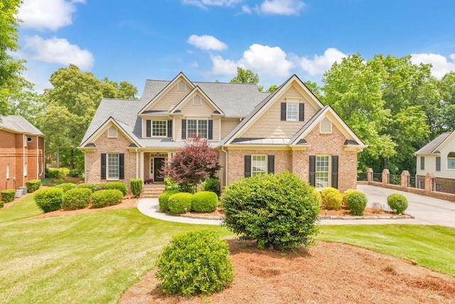 4621 Chartwell Chase Ct, Flowery Branch, GA 30542 - craftsman house featuring brick siding and a shingled roof
