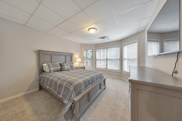 4621 Chartwell Chase Ct, Flowery Branch, GA 30542 - bedroom featuring a paneled ceiling, light carpet, and baseboards