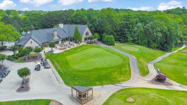 4621 Chartwell Chase Ct, Flowery Branch, GA 30542 - bird's eye view of a golf club