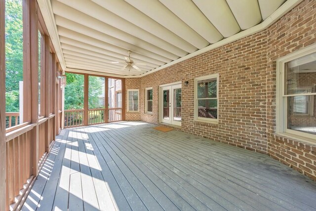 4621 Chartwell Chase Ct, Flowery Branch, GA 30542 - deck featuring a ceiling fan