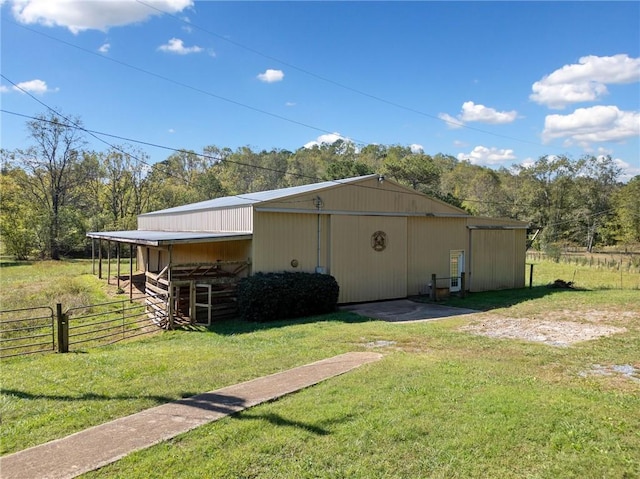 view of outbuilding