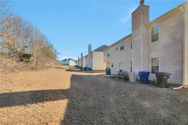 exterior space featuring a yard