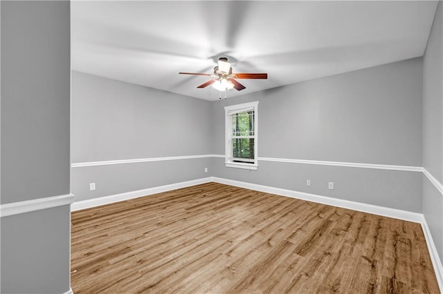 1714 Boulder Walk Ln SE, Atlanta, GA 30316 - unfurnished room featuring ceiling fan, wood finished floors, and baseboards