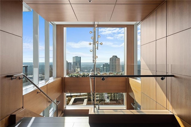 3630 Peachtree Rd NE Unit 2207, Atlanta, GA 30326 - sunroom / solarium featuring healthy amount of natural light and a view of skyline