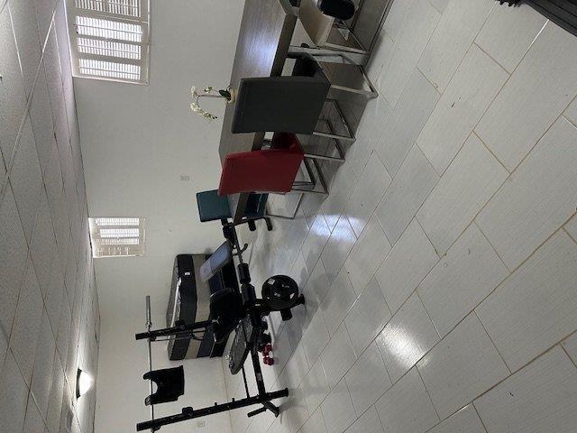 view of workout area