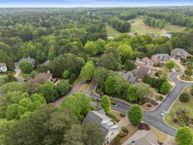 201 Hunley Ct, Alpharetta, GA 30005 - bird's eye view with a view of trees and a residential view