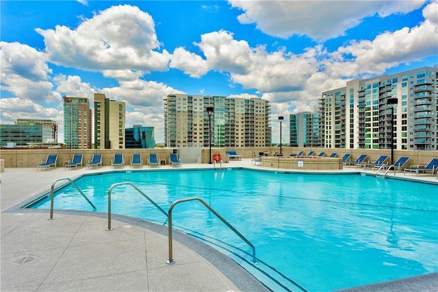 view of pool