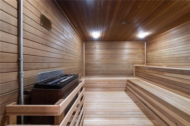 view of sauna / steam room