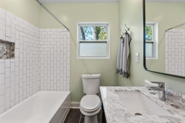 1518 Langston Ave SW, Atlanta, GA 30310 - full bathroom with vanity, plenty of natural light, and tub / shower combination