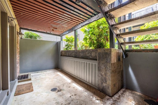 view of patio