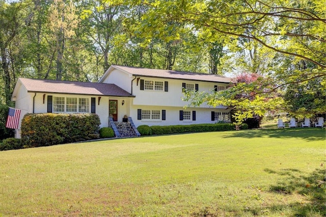 3519 Sunderland Way NE, Brookhaven, GA 30319 - tri-level home featuring a front lawn