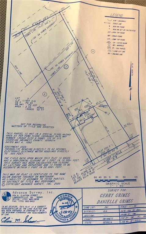 survey map / technical document