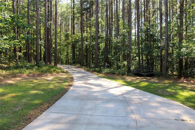 view of road