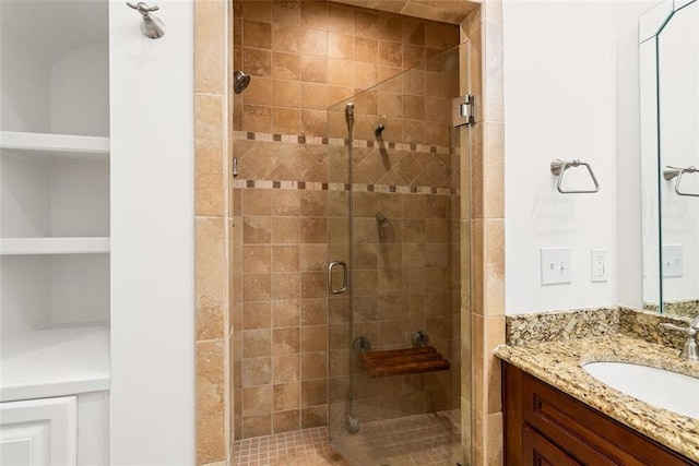 2855 Middlecreek Way Unit 2855, Cumming, GA 30041 - bathroom featuring a stall shower and vanity