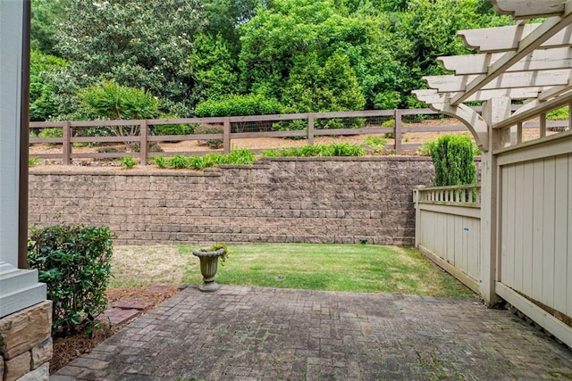 2855 Middlecreek Way Unit 2855, Cumming, GA 30041 - view of yard featuring a patio and a pergola