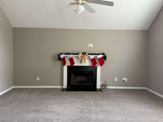 room details with carpet and ceiling fan