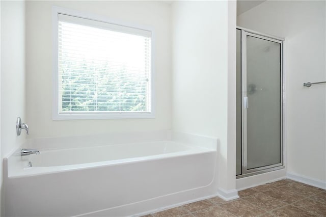 558 Olympic Way, Acworth, GA 30102 - full bathroom with a shower stall and a garden tub