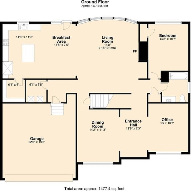 558 Olympic Way, Acworth, GA 30102 - view of home floor plan