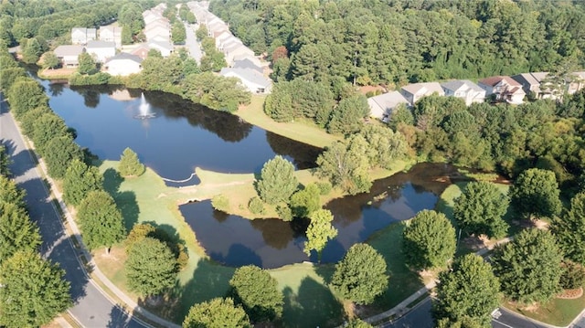 558 Olympic Way, Acworth, GA 30102 - aerial view of property and surrounding area with a large body of water and nearby suburban area