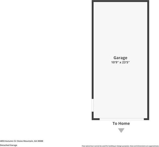 4893 Autumn Cir, Stone Mountain, GA 30088 - view of layout