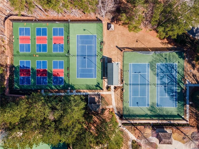drone / aerial view