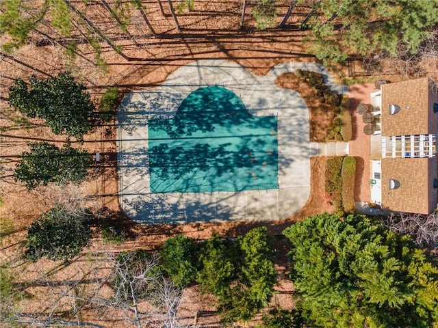 drone / aerial view