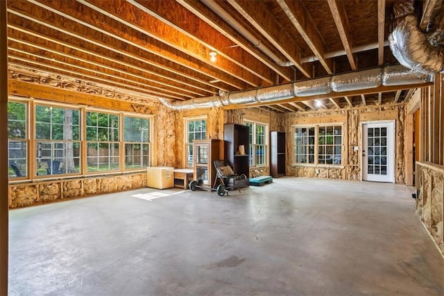 miscellaneous room featuring concrete flooring