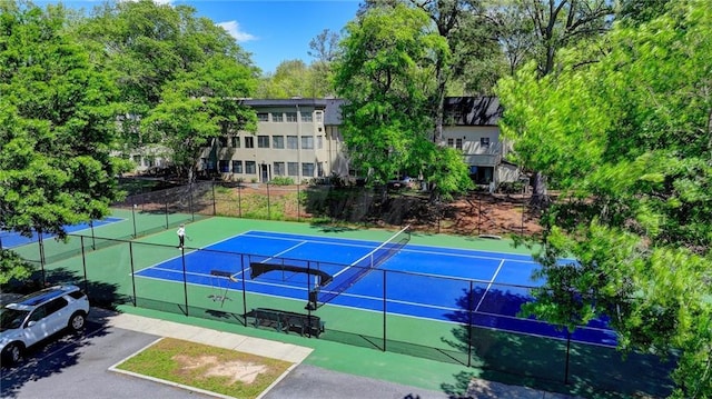 view of sport court
