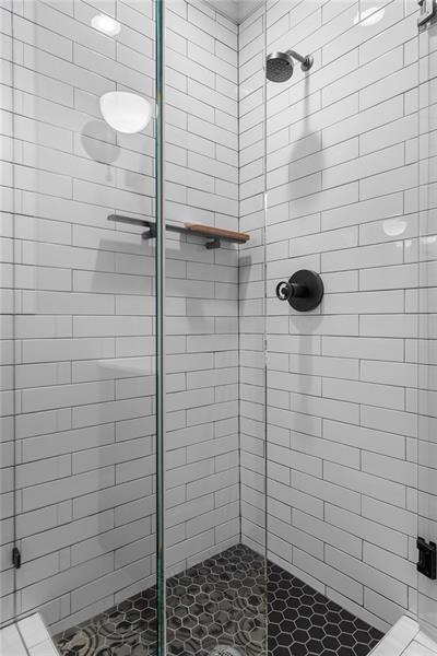 bathroom with walk in shower